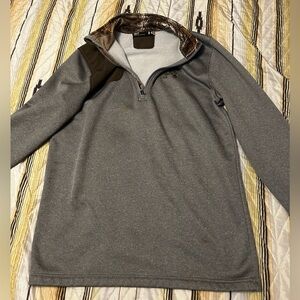 Under Armour Men's Specialist Printed Quarter-Zip Pullover Camo/Charcoal Size S